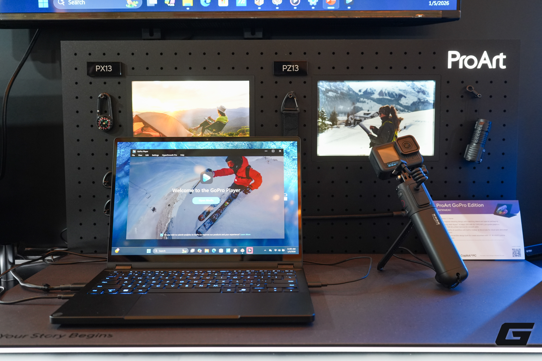 ASUS ra mắt loạt ProArt mới tại CES 2026: Tablet PZ14 chạy Snapdragon X2 Elite và ProArt GoPro Edition dùng AMD Strix Halo- Ảnh 14.