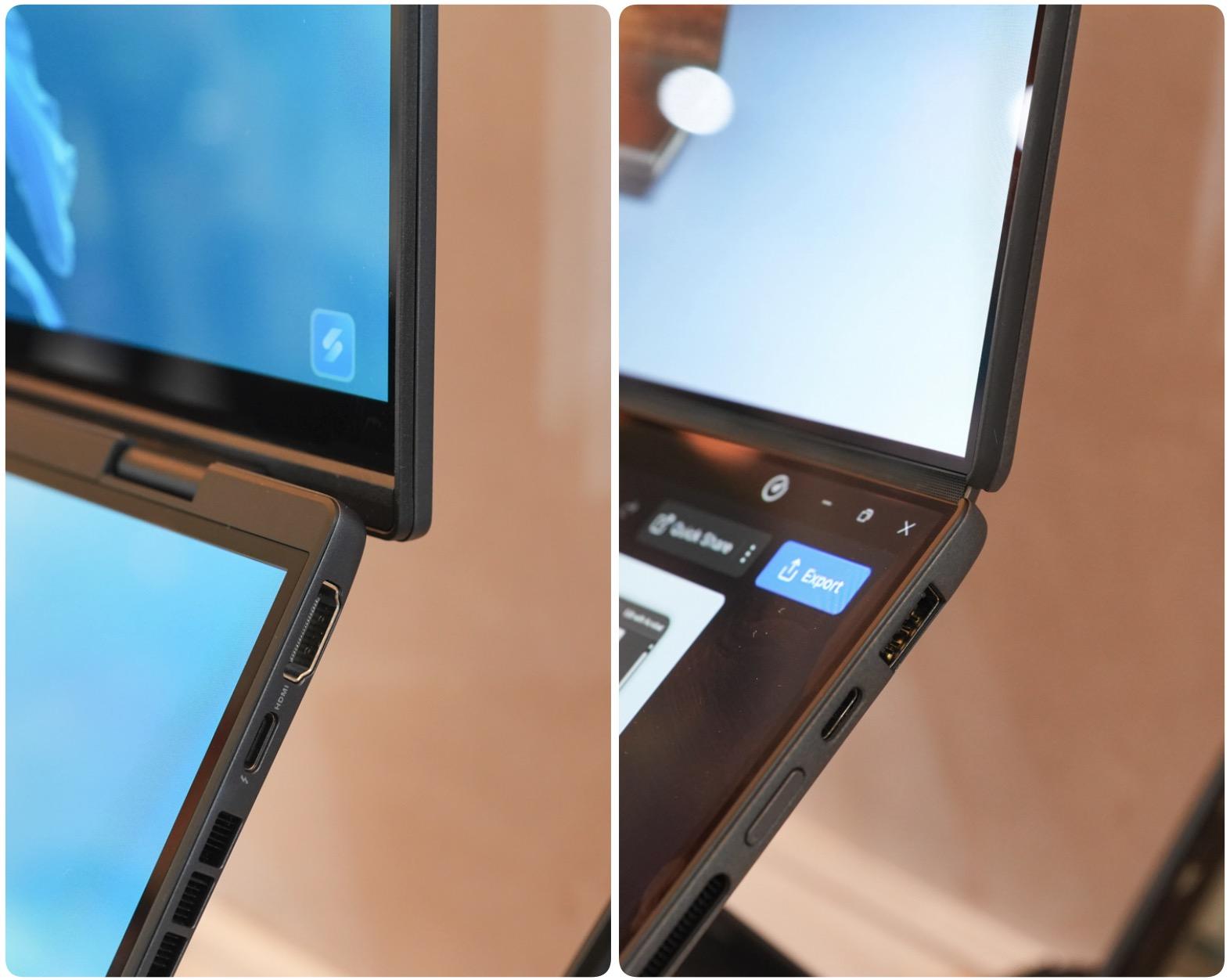 Đem laptop hai màn hình đi 