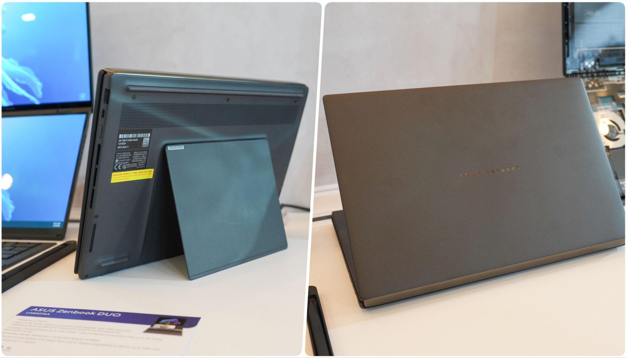 Đem laptop hai màn hình đi 