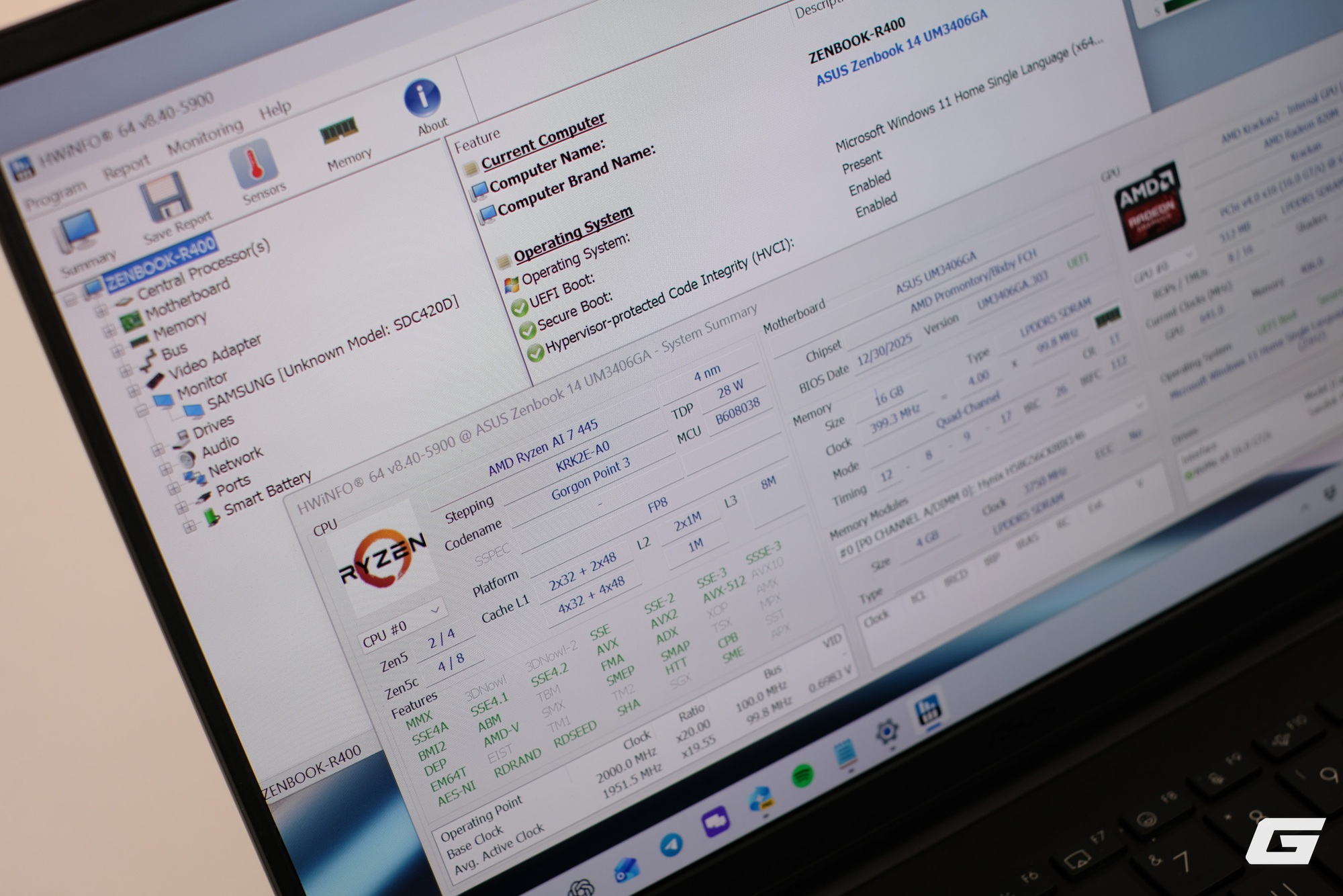 Trên tay ASUS Zenbook 14 (UM3406GA): Laptop Ryzen AI 400 series đầu tiên tại Việt Nam với thế mạnh về thời lượng pin- Ảnh 6.