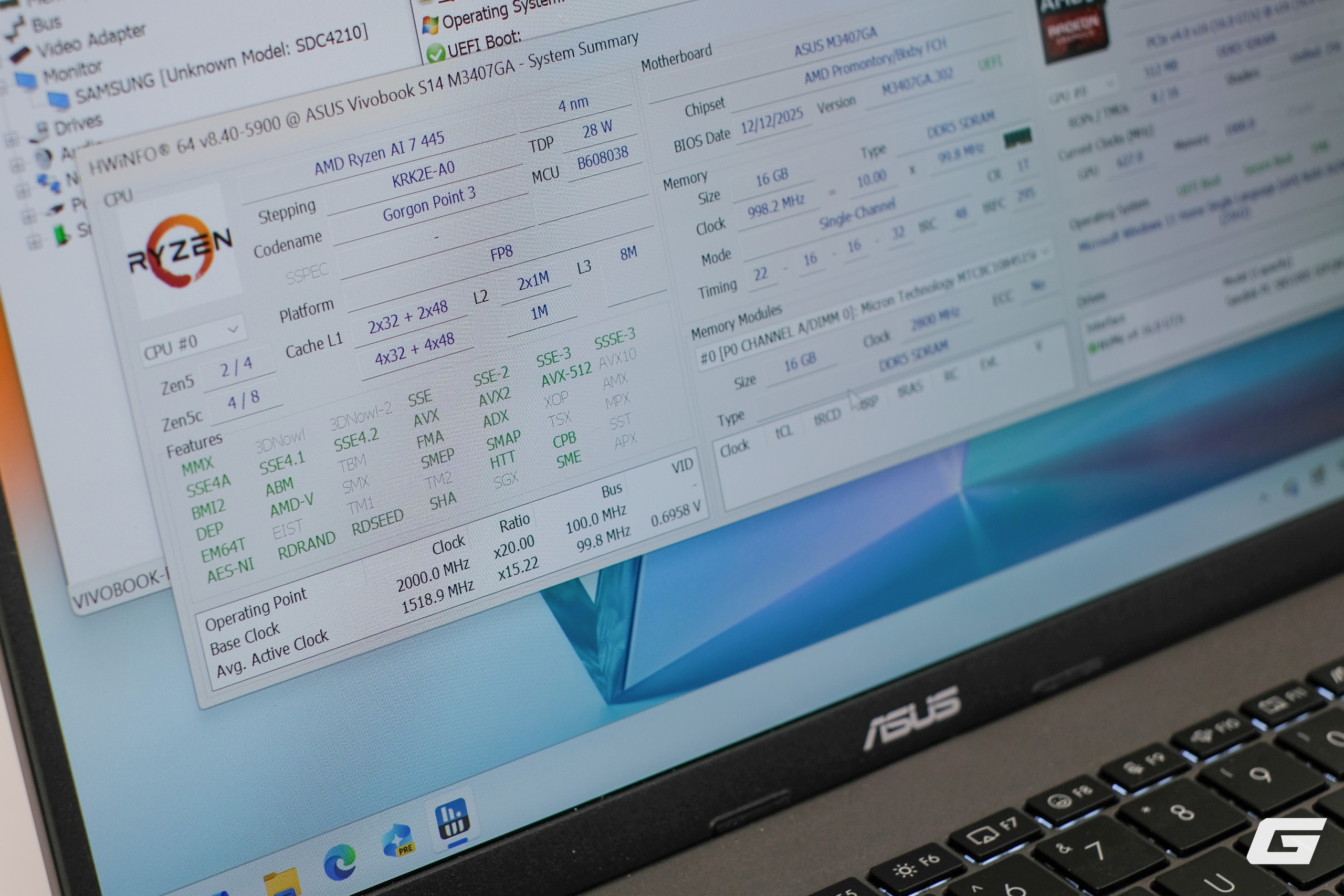 Trên tay ASUS Vivobook S14 (M3407GA): Ryzen AI 400 Series, pin 15 giờ, RAM nâng cấp được, giá gần 25 triệu đồng- Ảnh 4.